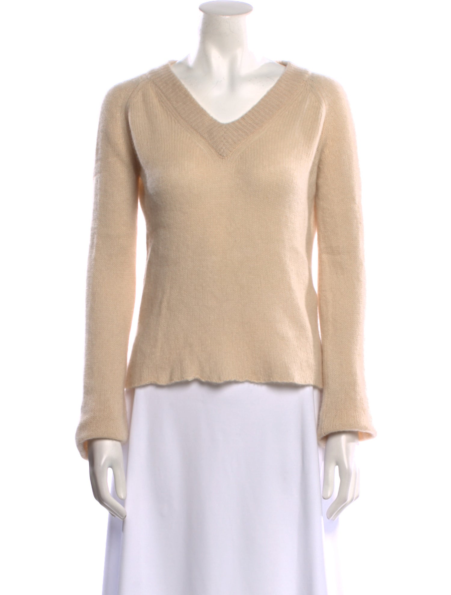 Ryan Roche Cashmere V-Neck Sweater