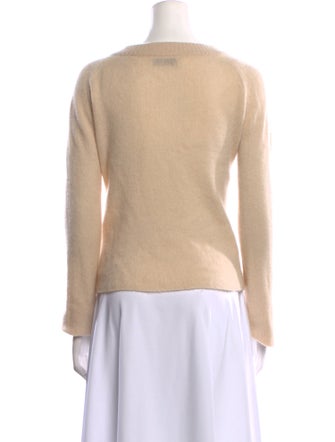 Ryan Roche Cashmere V-Neck Sweater