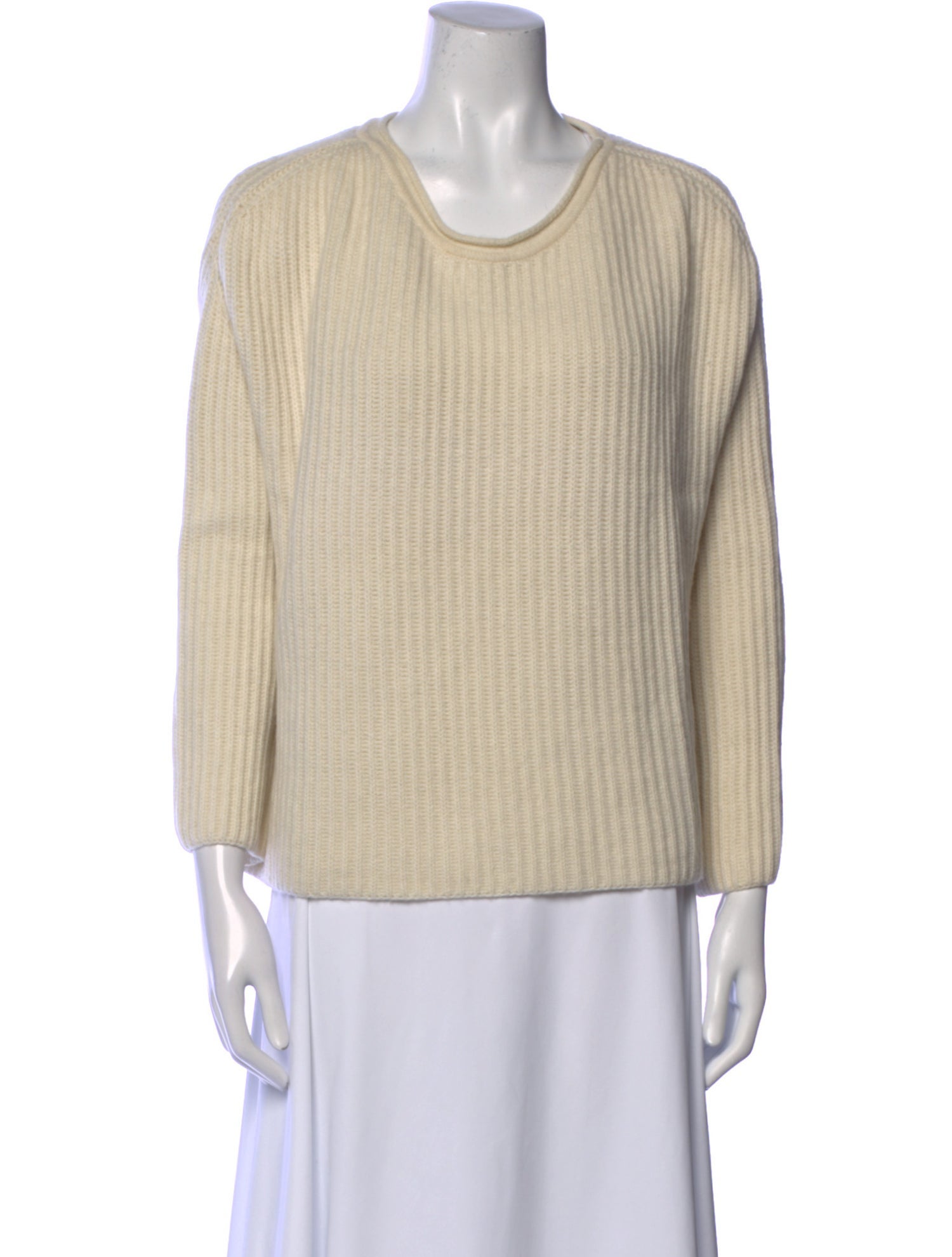 Ryan Roche Cashmere Scoop Neck Sweater
