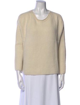 Ryan Roche Cashmere Scoop Neck Sweater