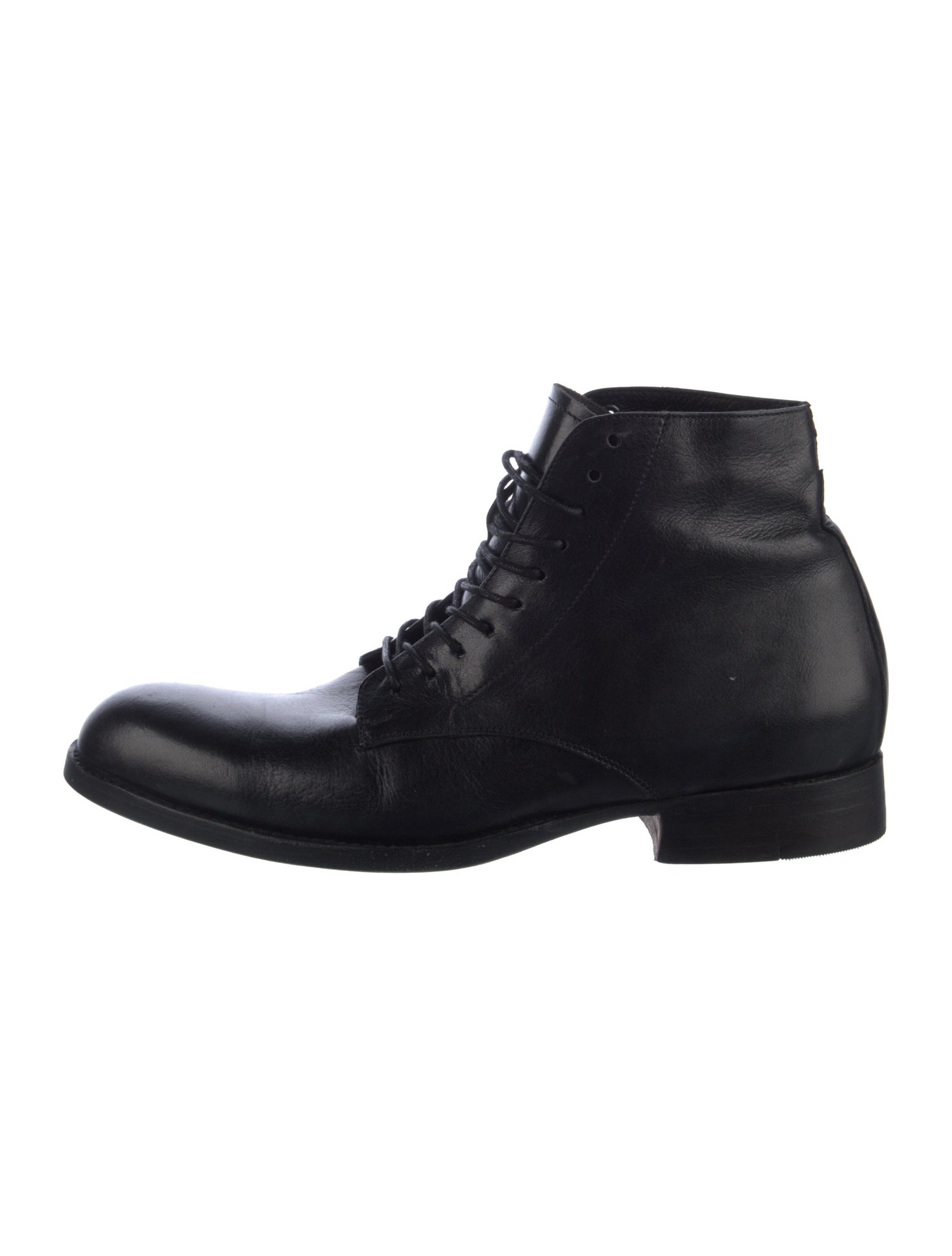 Ryan Roche Leather Combat Boots