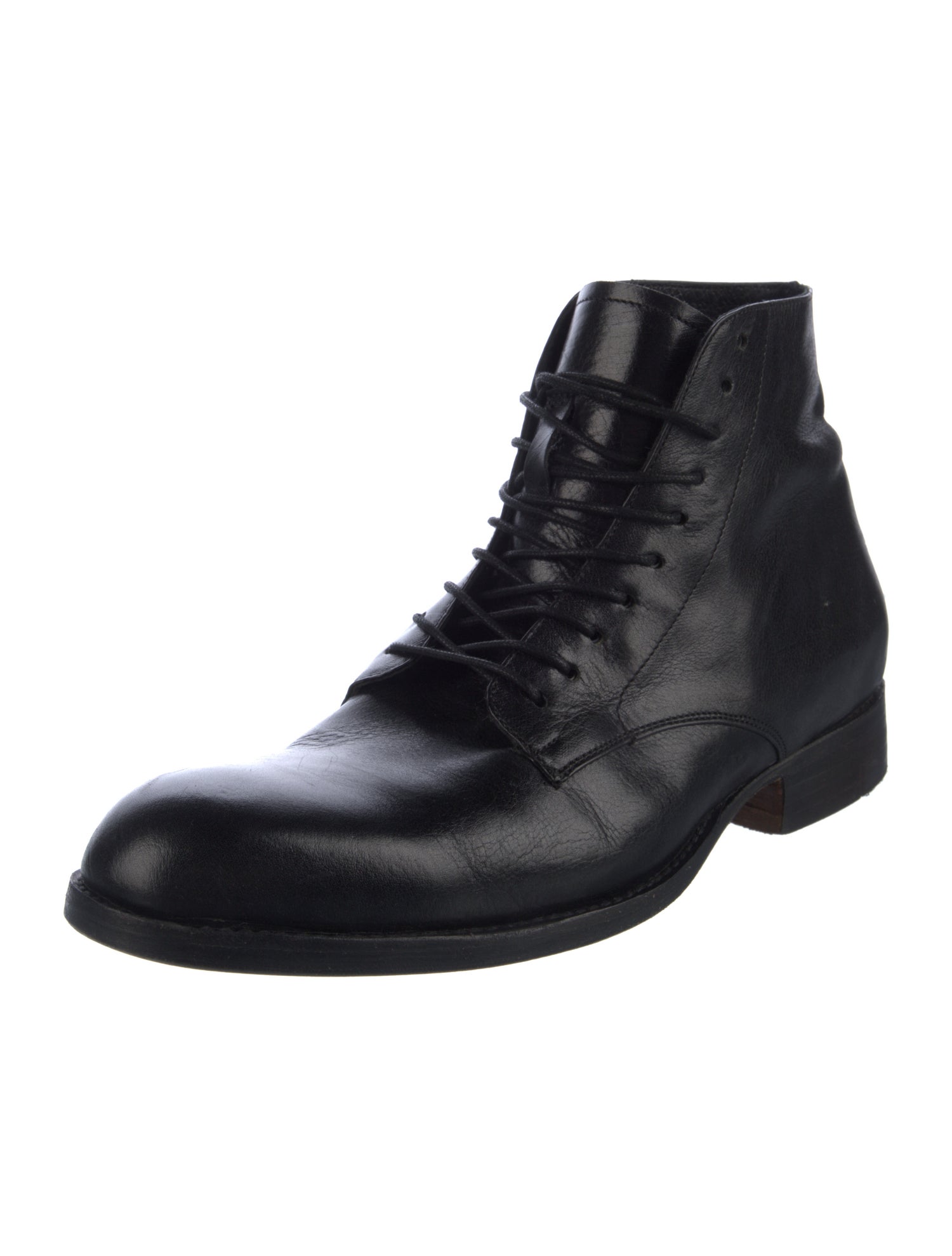Ryan Roche Leather Combat Boots