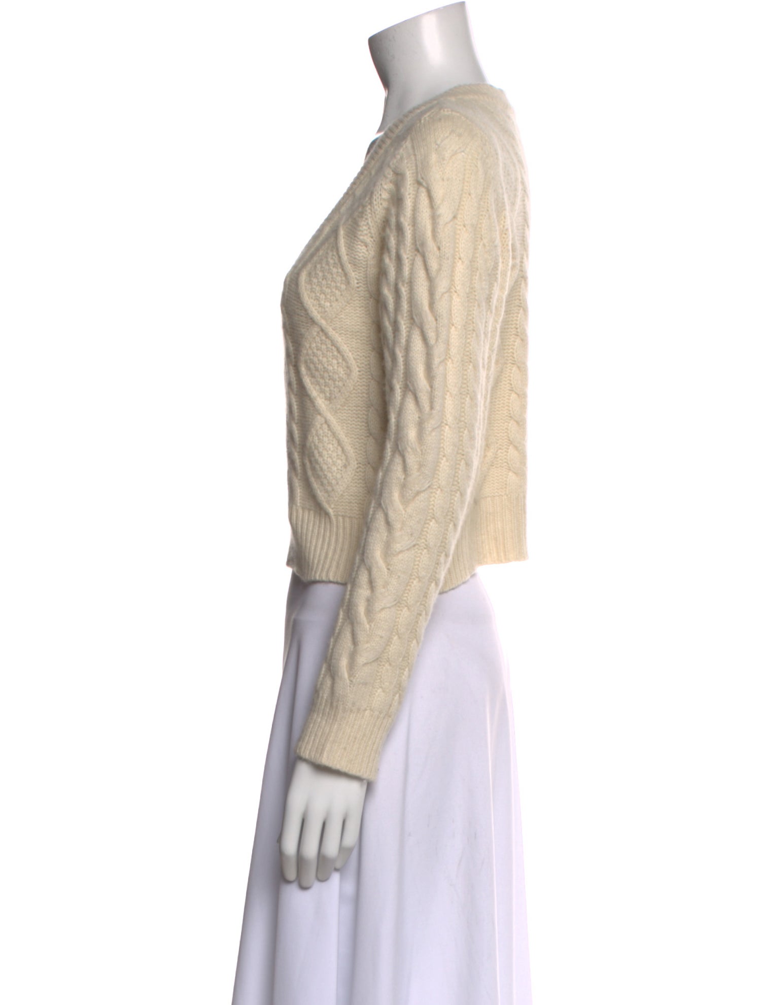 Ryan Roche Cashmere V-Neck Sweater