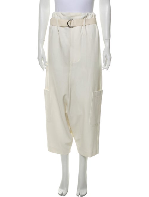Bassike Straight Leg Pants White