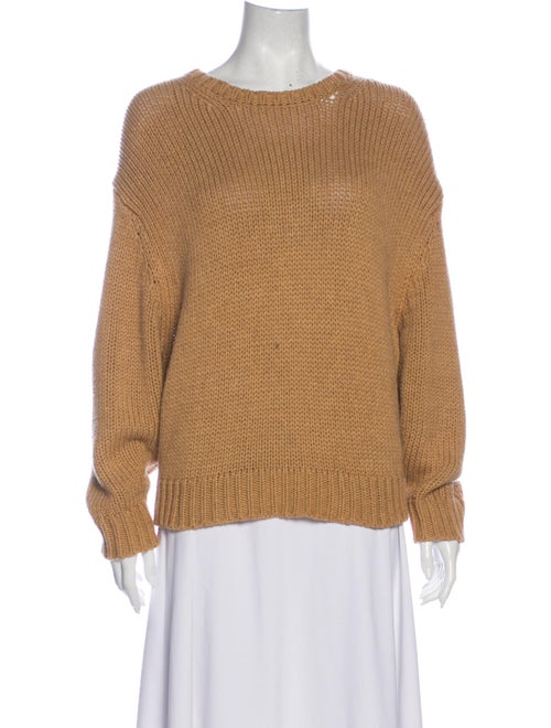 Bassike Crew Neck Sweater Brown