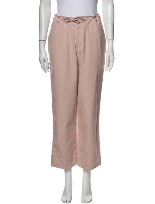 Bassike Straight Leg Pants Pink