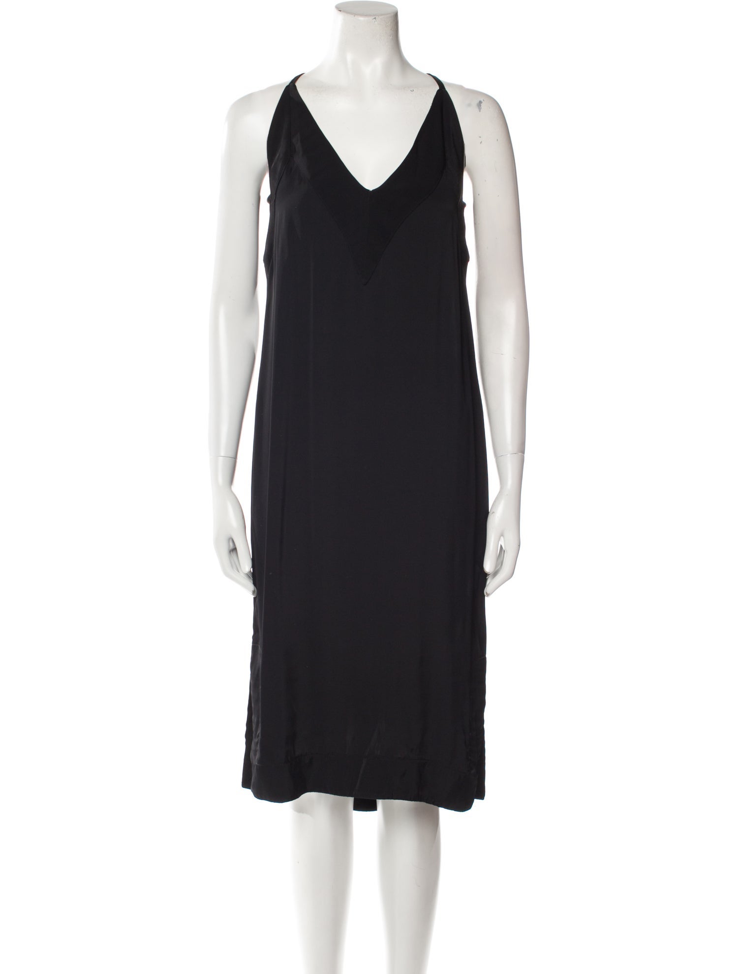 Bassike V-Neck Midi Length Dress w/ Tags