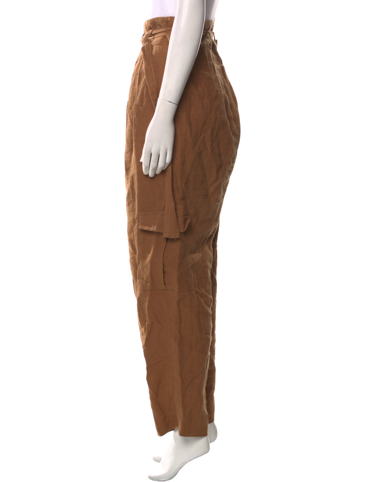 Bassike Linen Straight Leg Pants