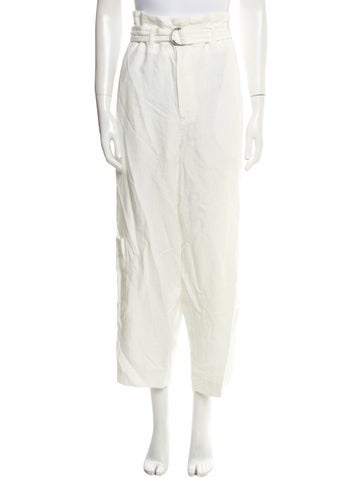 Bassike Pants Linen Wide Leg XS