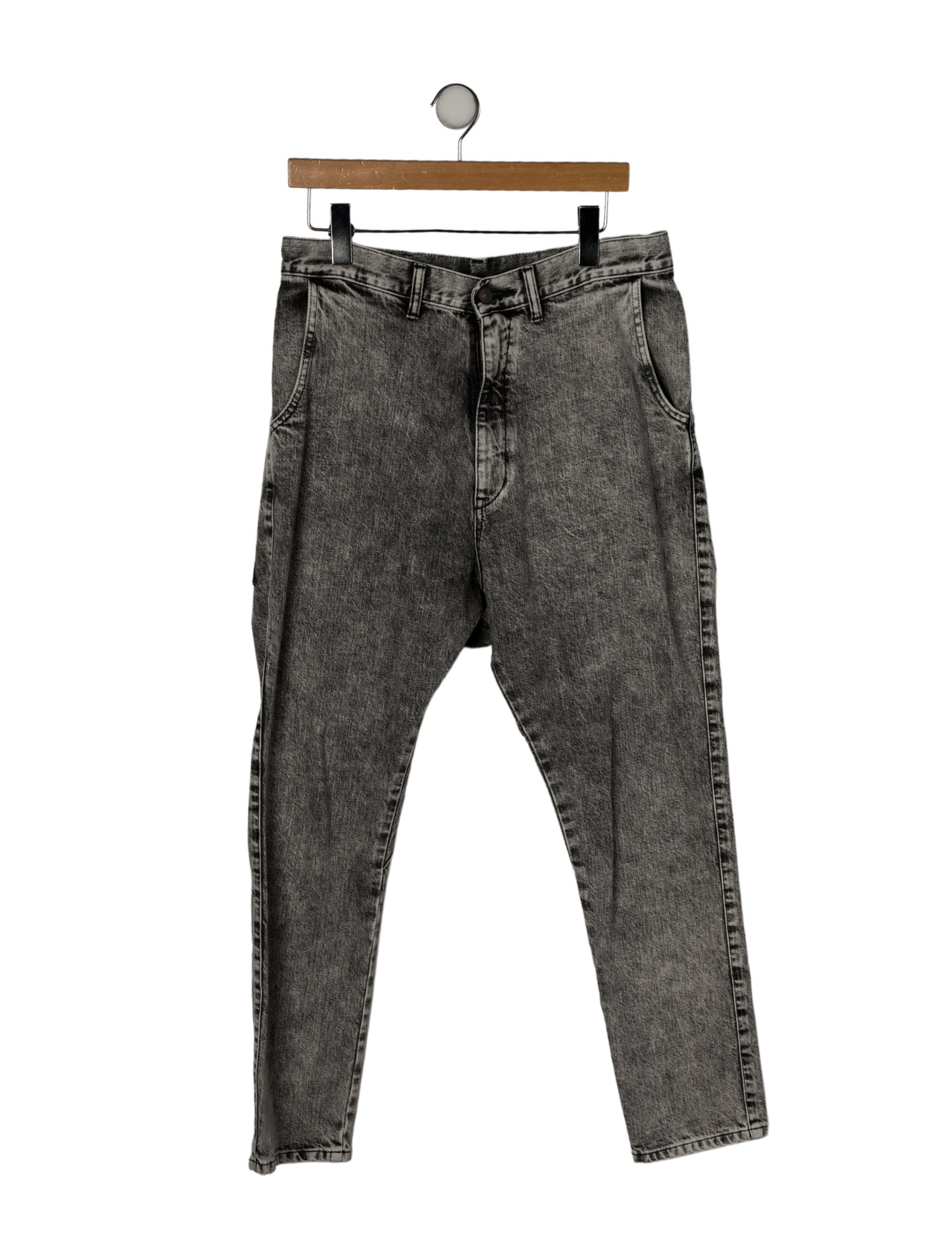 Bassike High-Rise Straight Leg Jeans