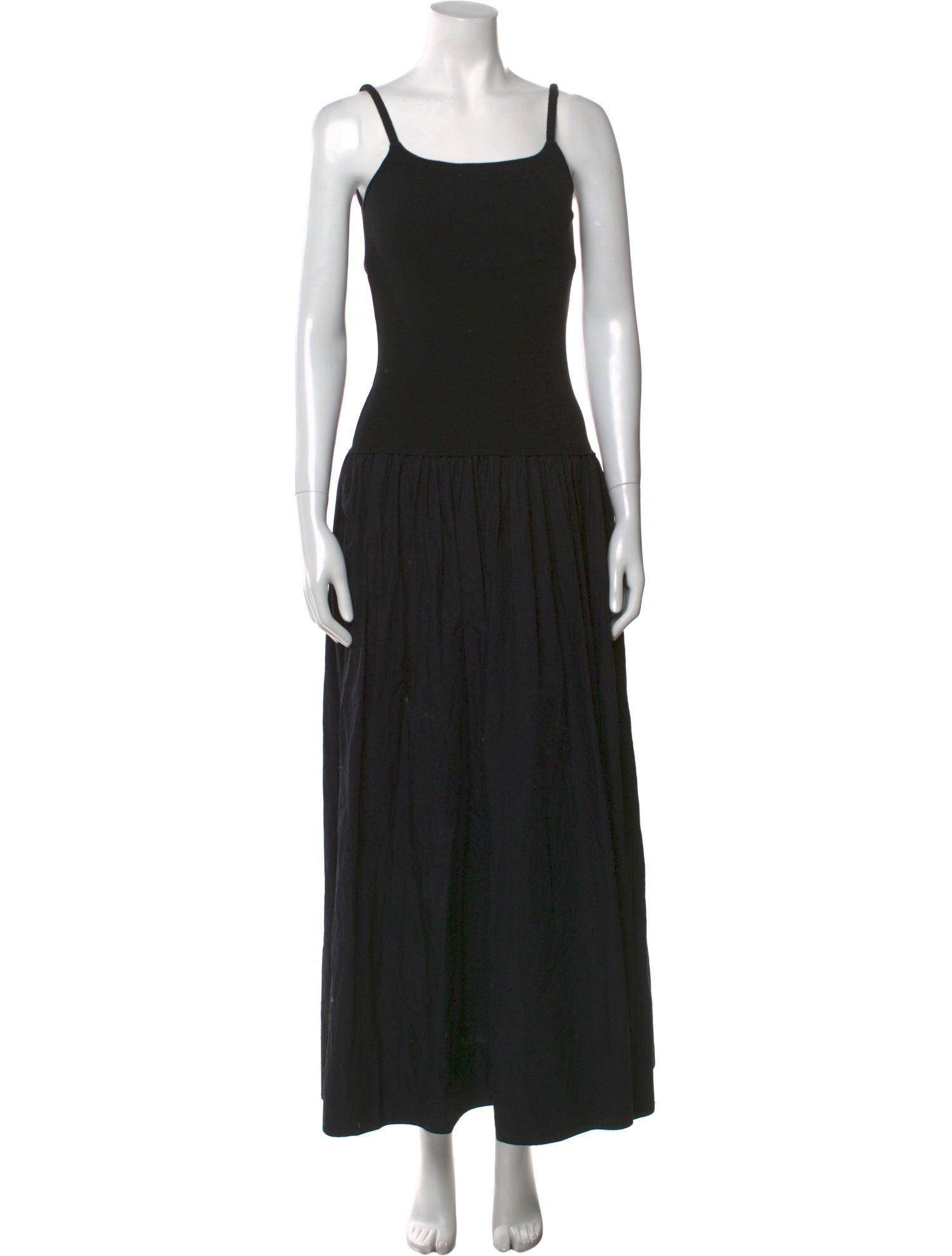 Bassike Square Neckline Long Dress