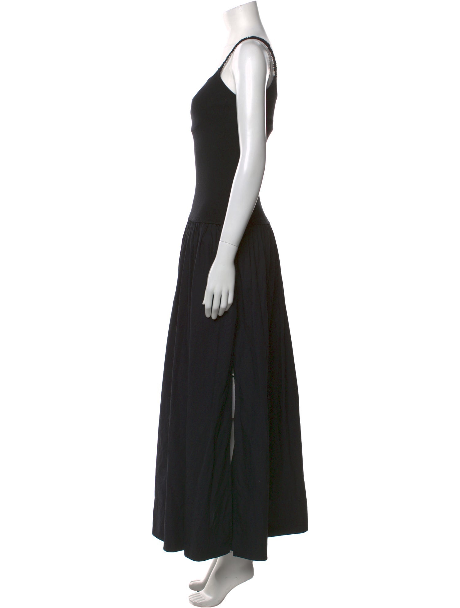 Bassike Square Neckline Long Dress