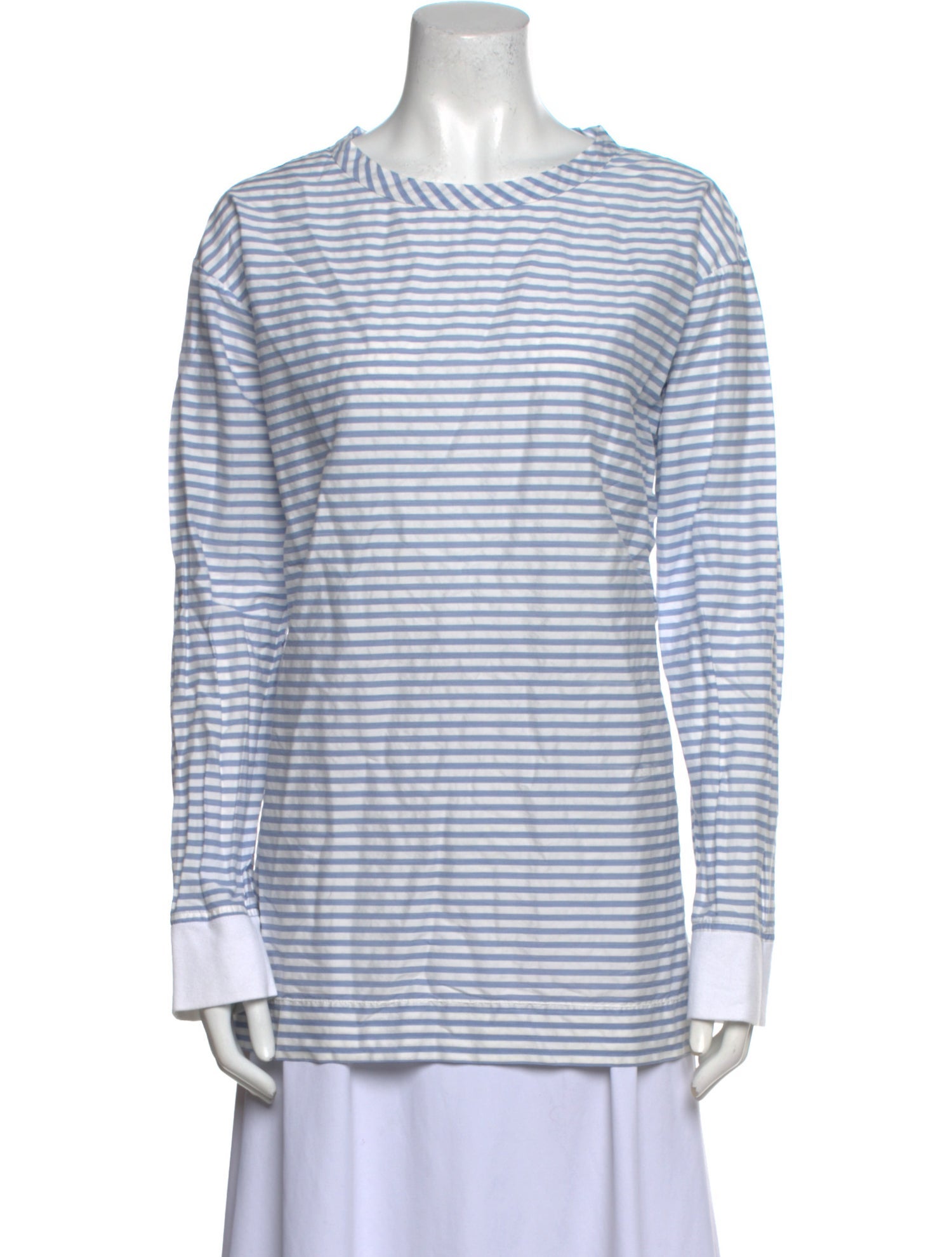 Bassike Striped Crew Neck Tunic