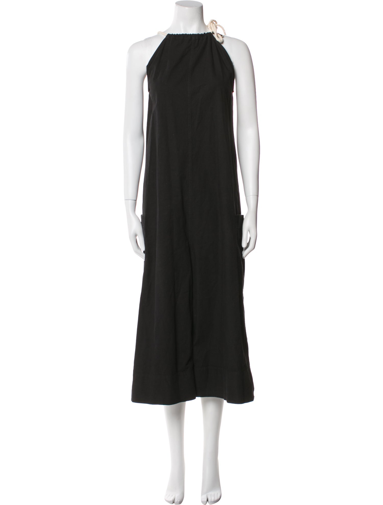 Bassike Halterneck Midi Length Dress