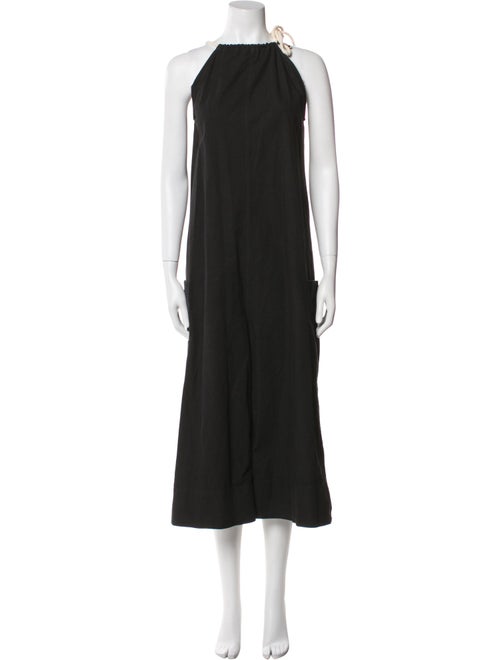 Bassike Halterneck Midi Length Dress