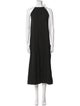 Bassike Halterneck Midi Length Dress