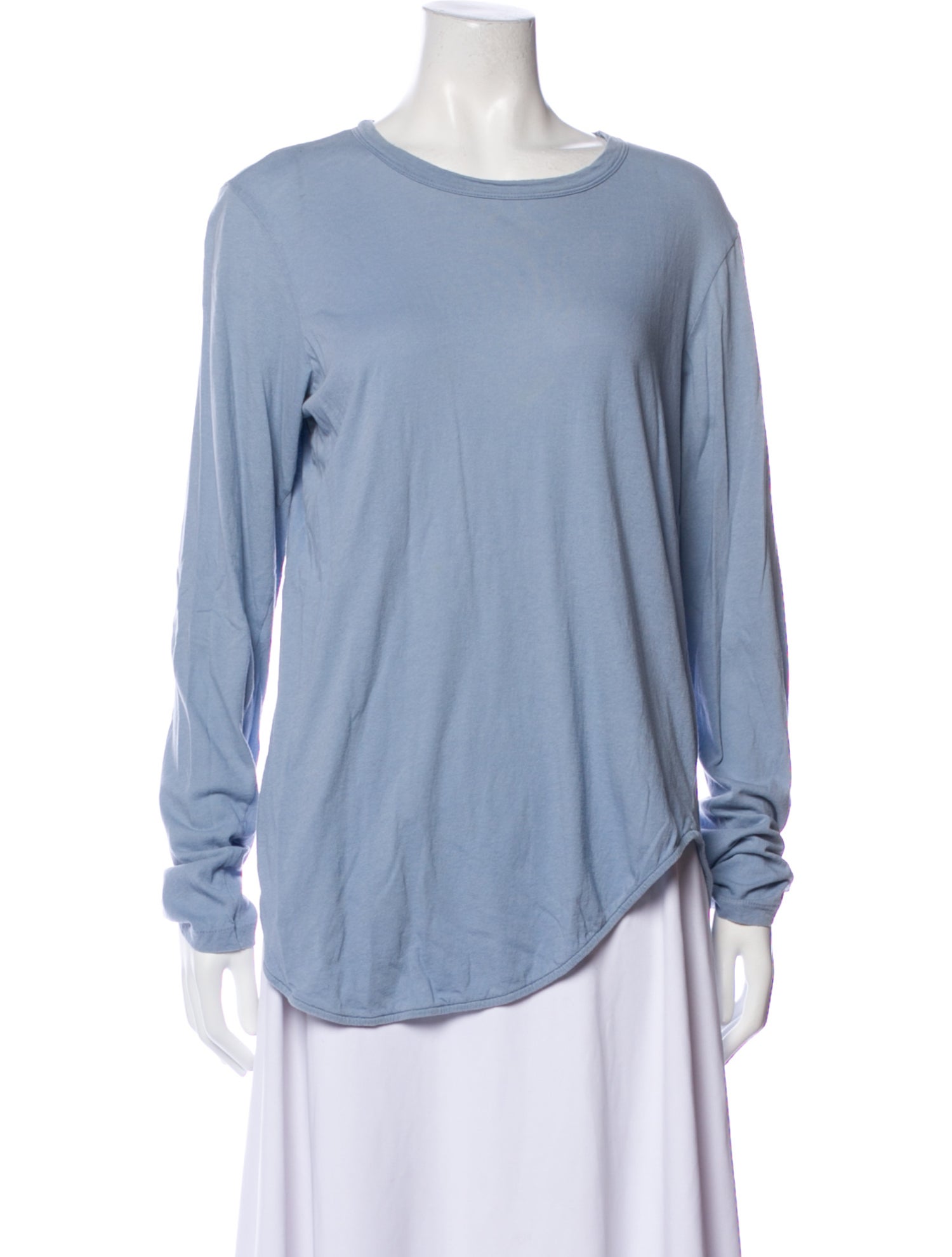 Bassike Scoop Neck Long Sleeve T-Shirt