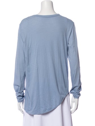 Bassike Scoop Neck Long Sleeve T-Shirt