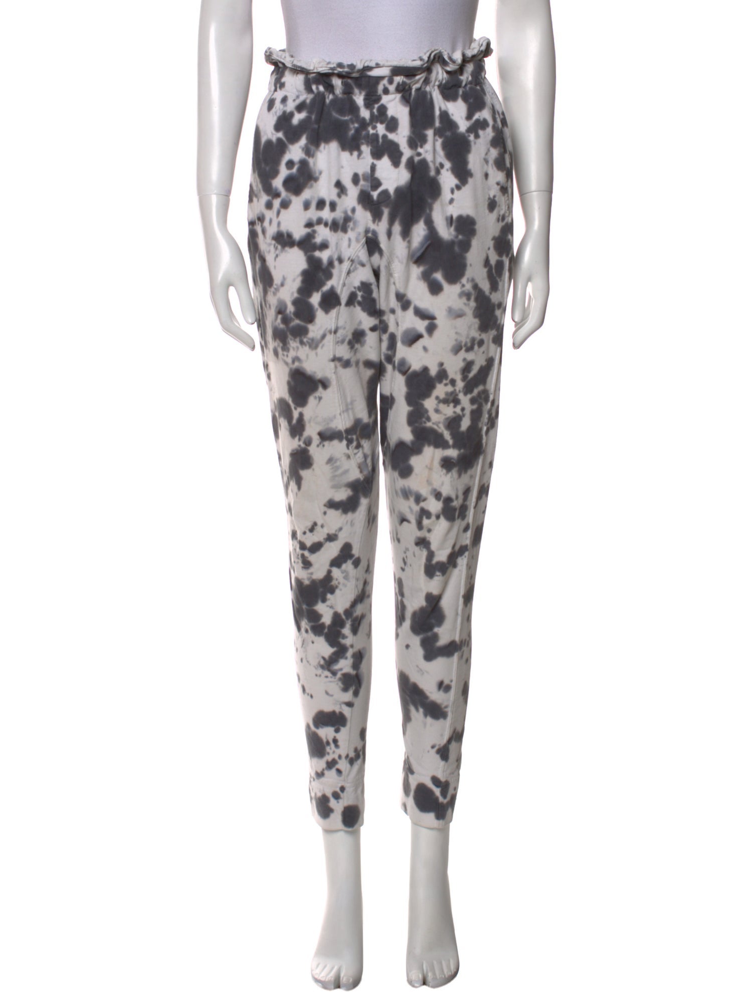 Bassike Animal Print Skinny Leg Pants