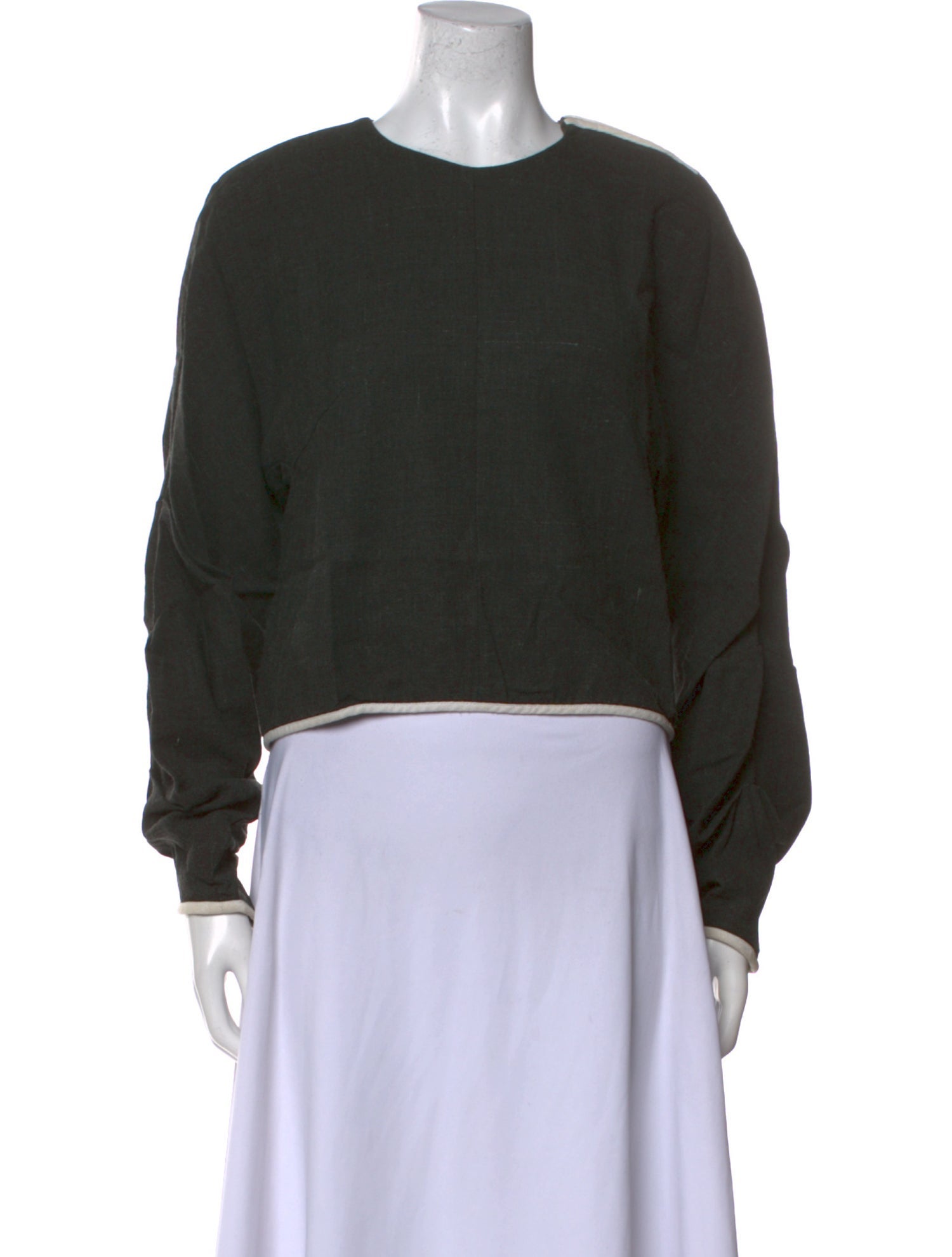 Bassike Virgin Wool Crew Neck Sweatshirt