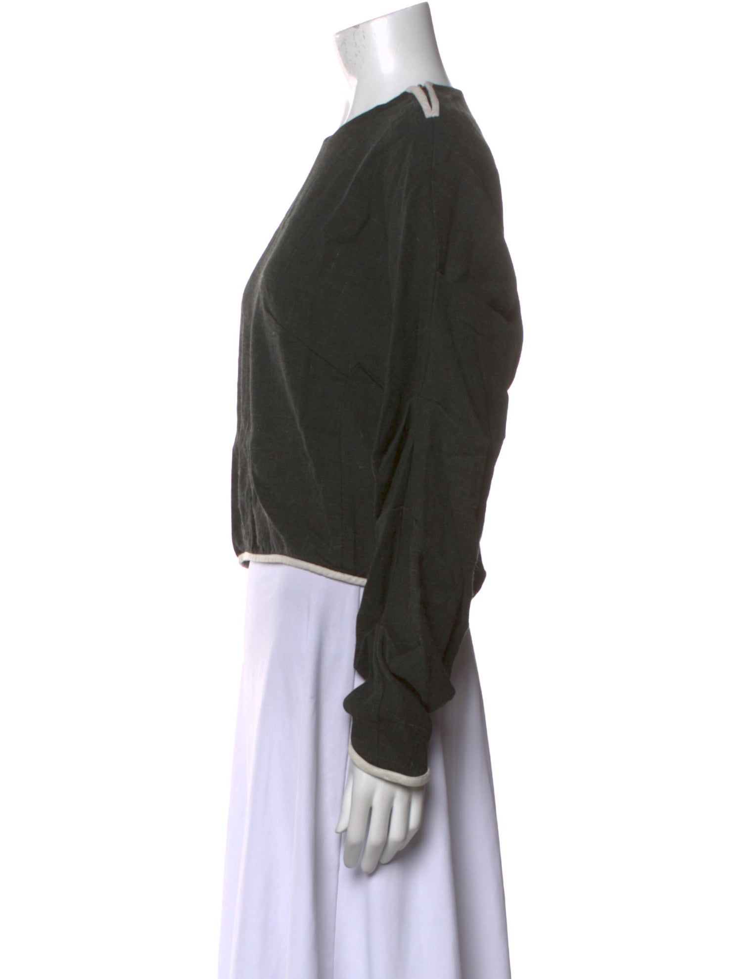 Bassike Virgin Wool Crew Neck Sweatshirt