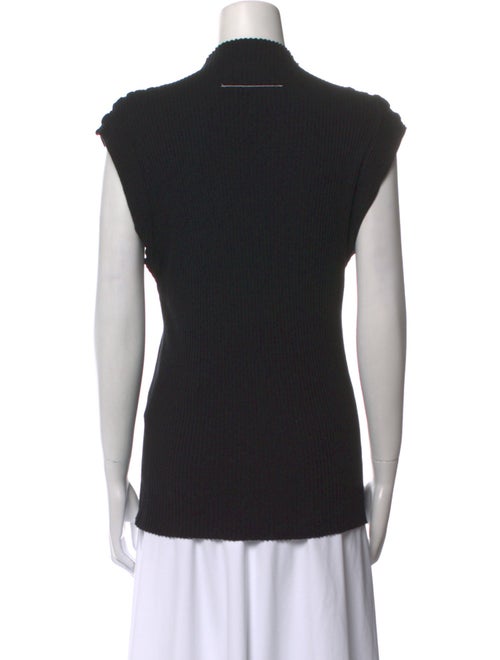 Bassike Mock Neck Short Sleeve Top