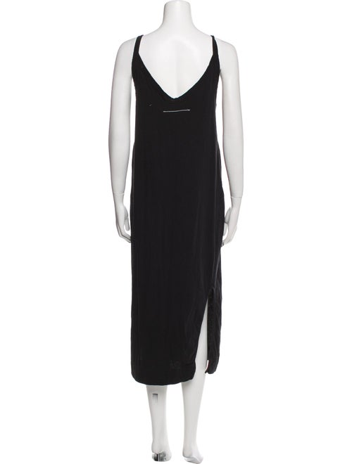Bassike V-Neck Midi Length Dress