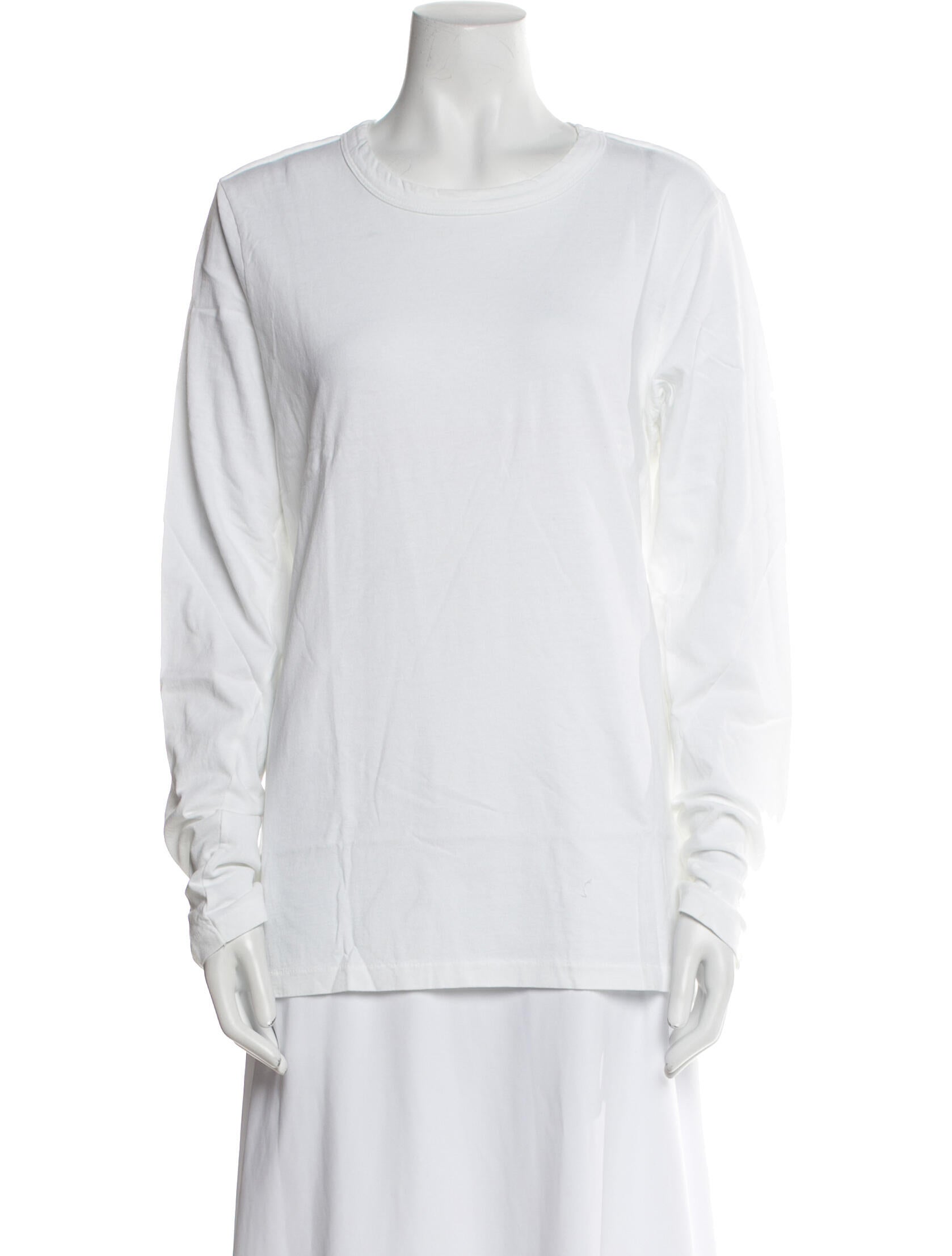 Bassike Scoop Neck Long Sleeve Sweatshirt