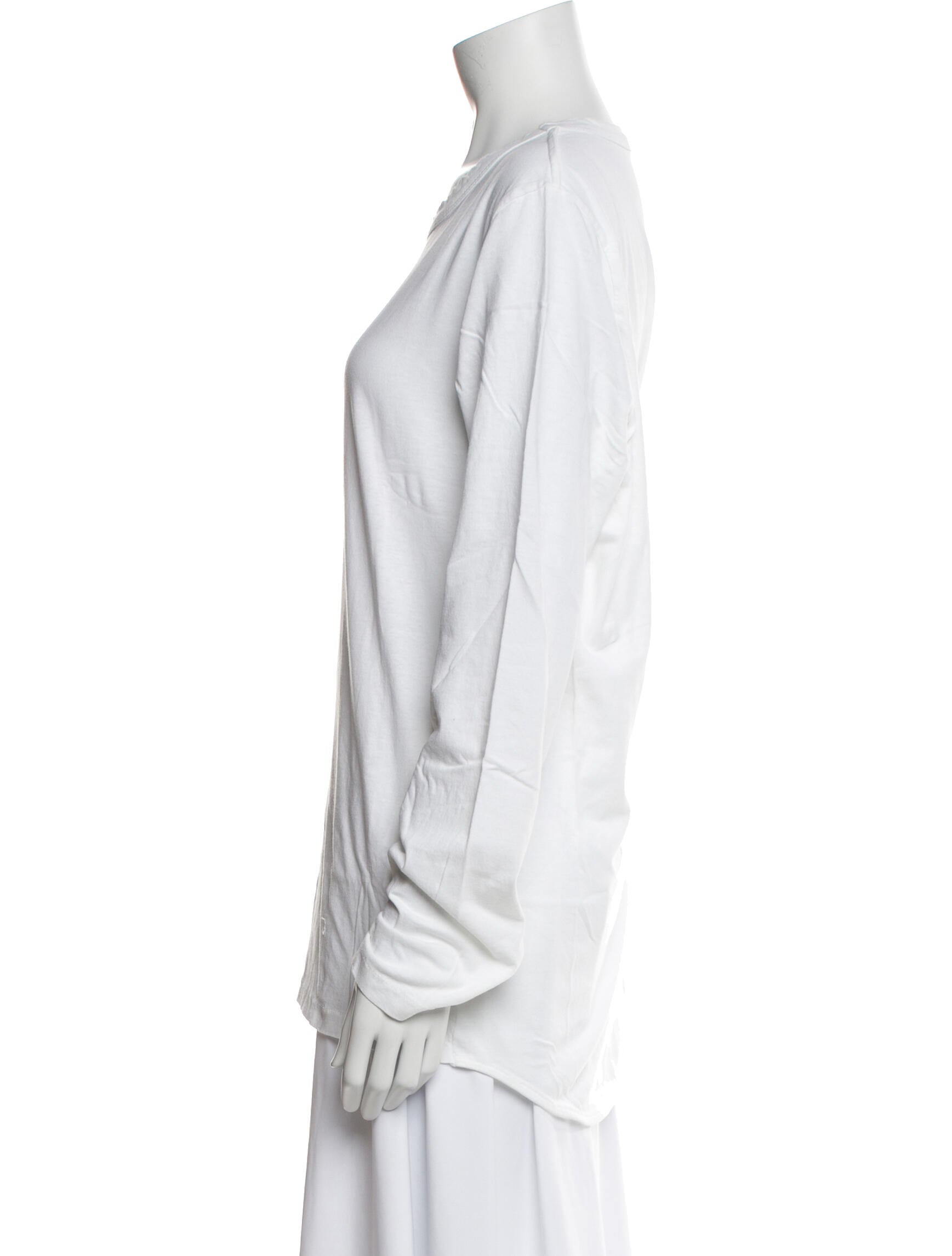 Bassike Scoop Neck Long Sleeve Sweatshirt