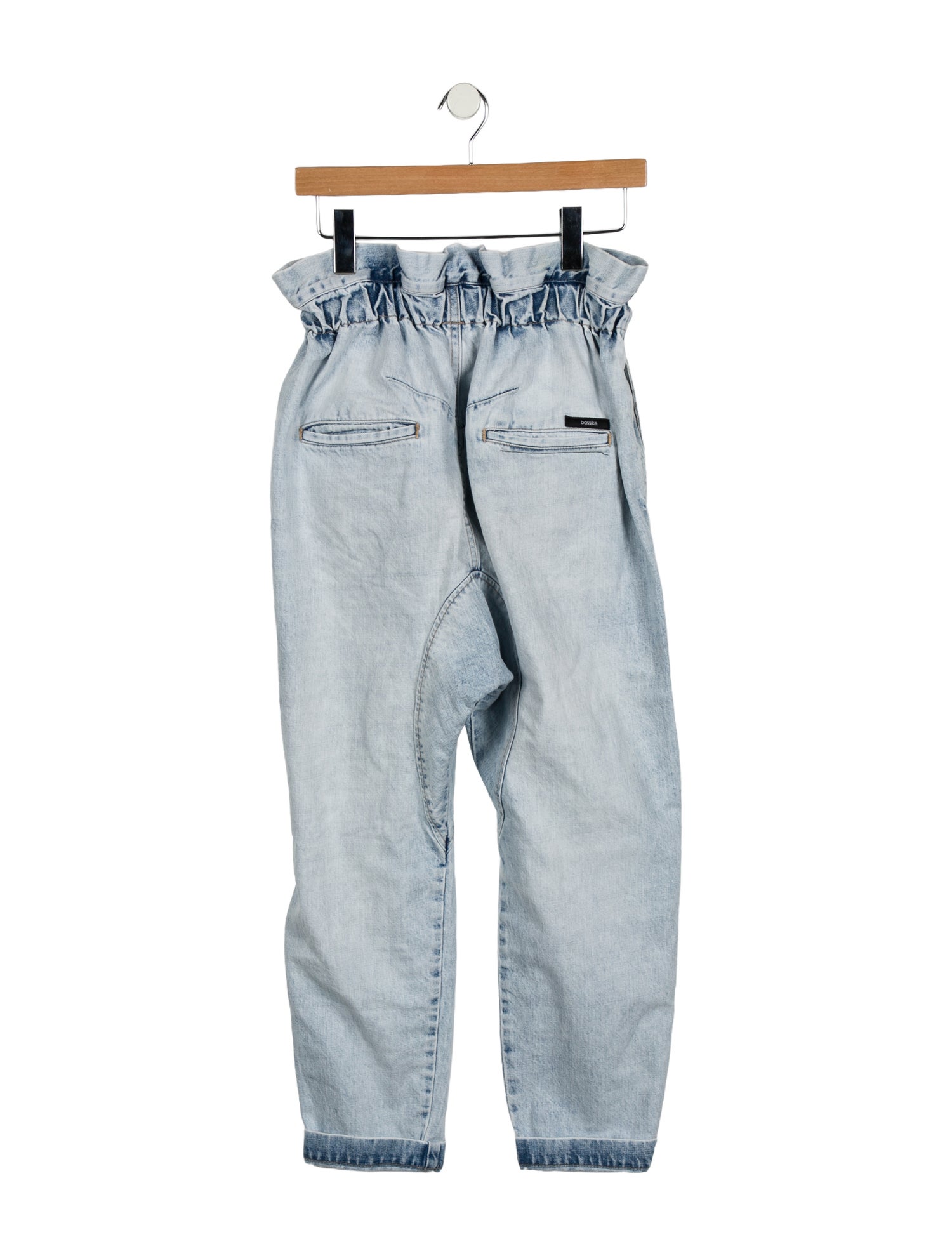 Bassike Low-Rise Skinny Leg Jeans