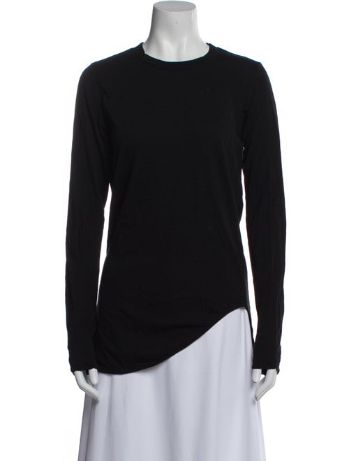 Bassike Crew Neck Long Sleeve Top
