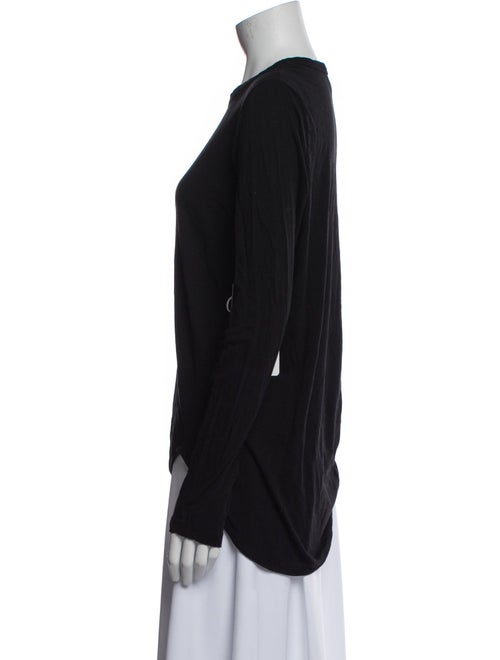 Bassike Crew Neck Long Sleeve Top