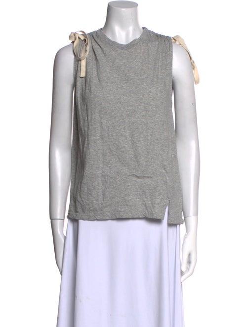 Bassike Crew Neck Sleeveless Top