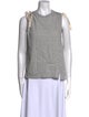 Bassike Crew Neck Sleeveless Top