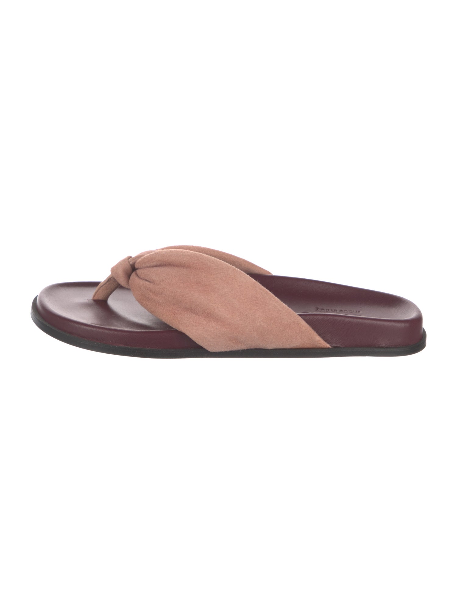 Bassike Suede Flip Flops