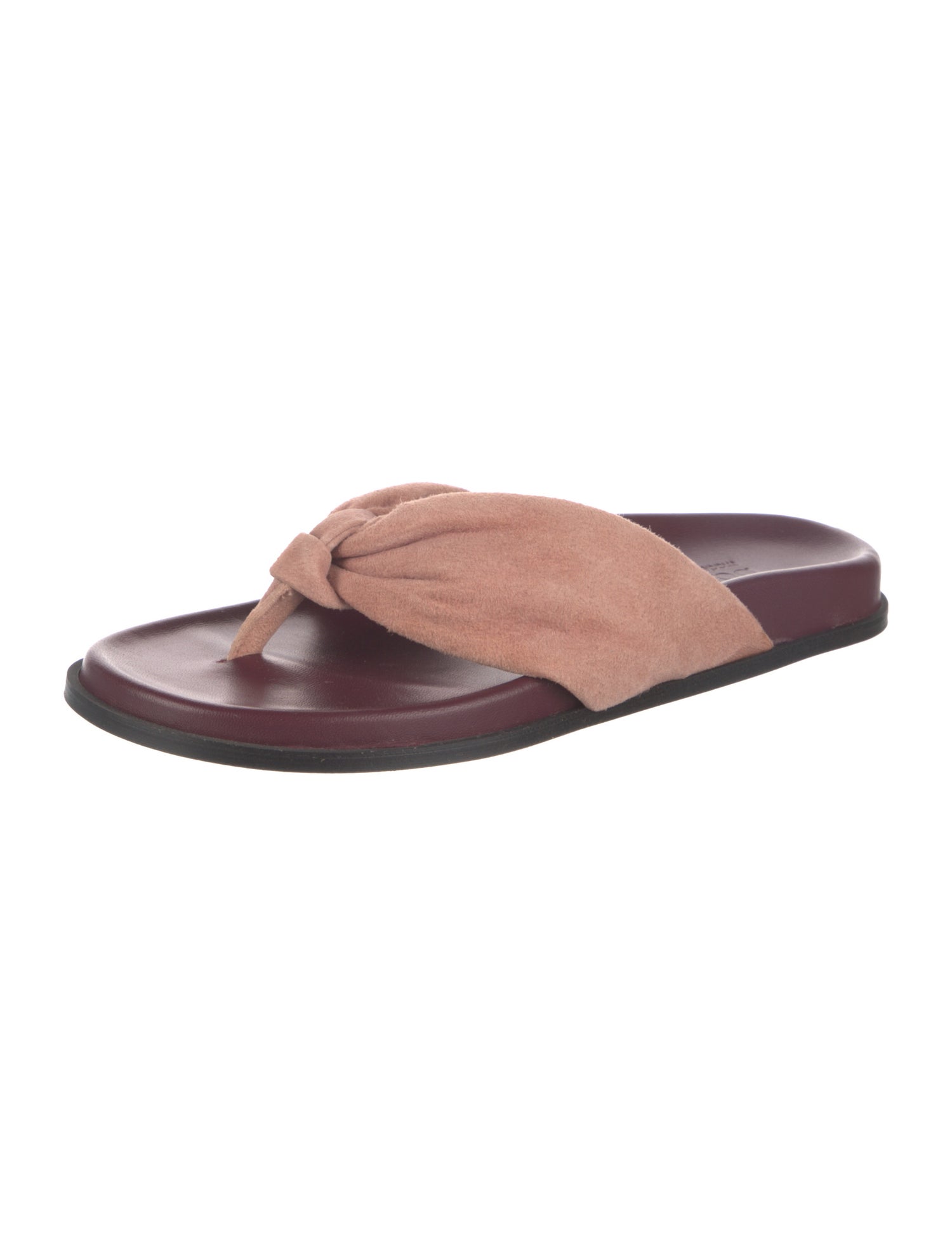 Bassike Suede Flip Flops