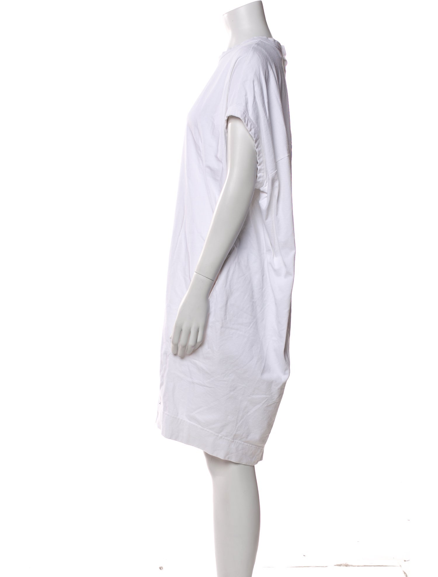 Bassike Crew Neck Mini Dress