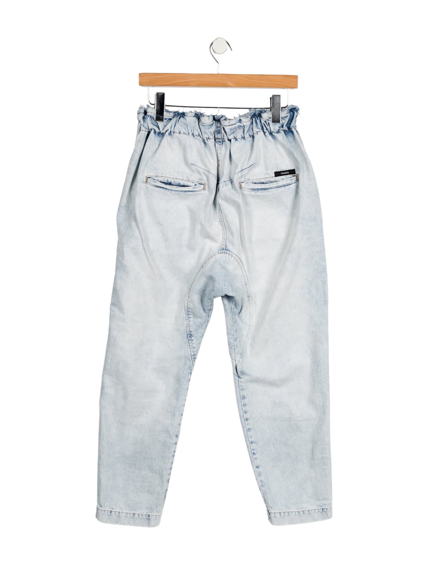 Bassike Mid-Rise Straight Leg Jeans