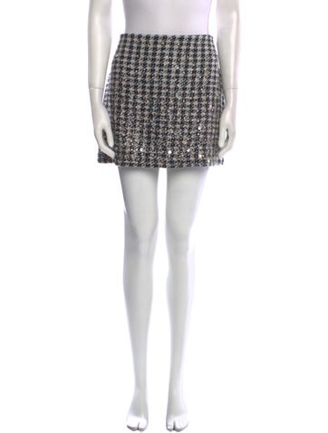 5 Progress Skirts Tweed Pattern Mini Skirt M