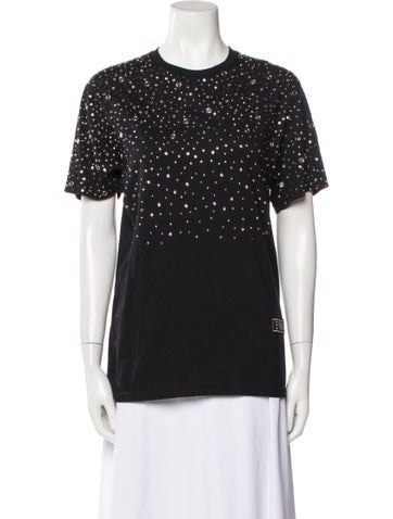 5 Progress Tops Silk Crew Neck T-Shirt S