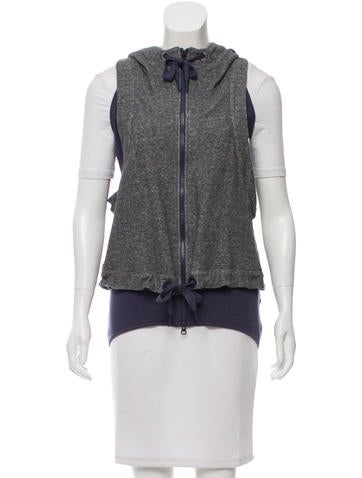 Stella McCartney for Adidas Layered Hooded Vest