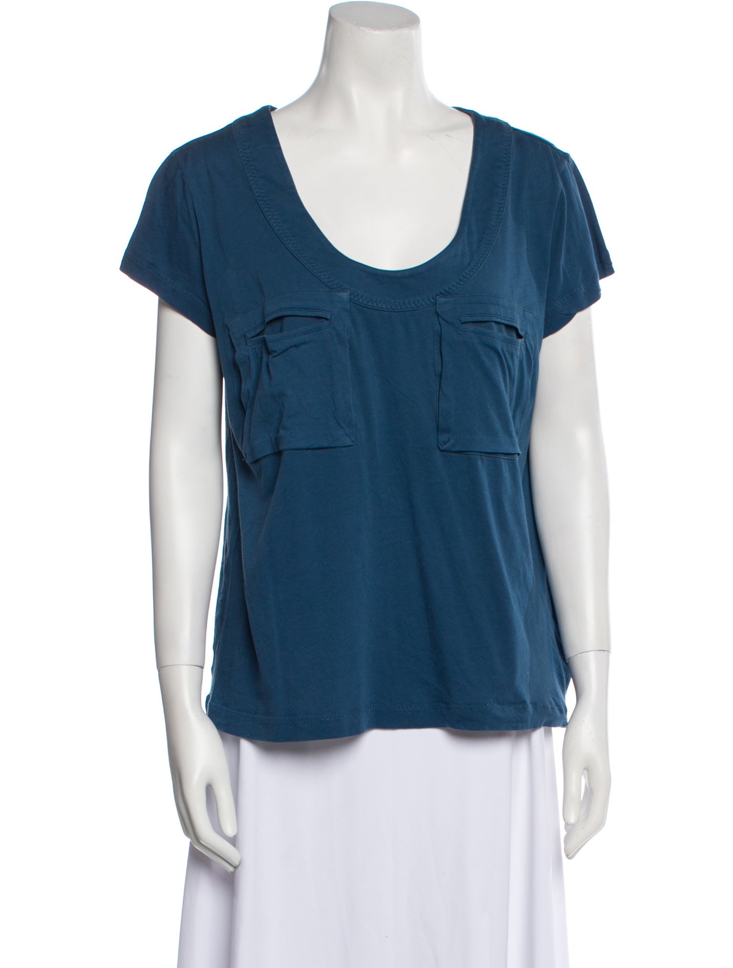 Stella McCartney for adidas Scoop Neck Short Sleeve Blouse