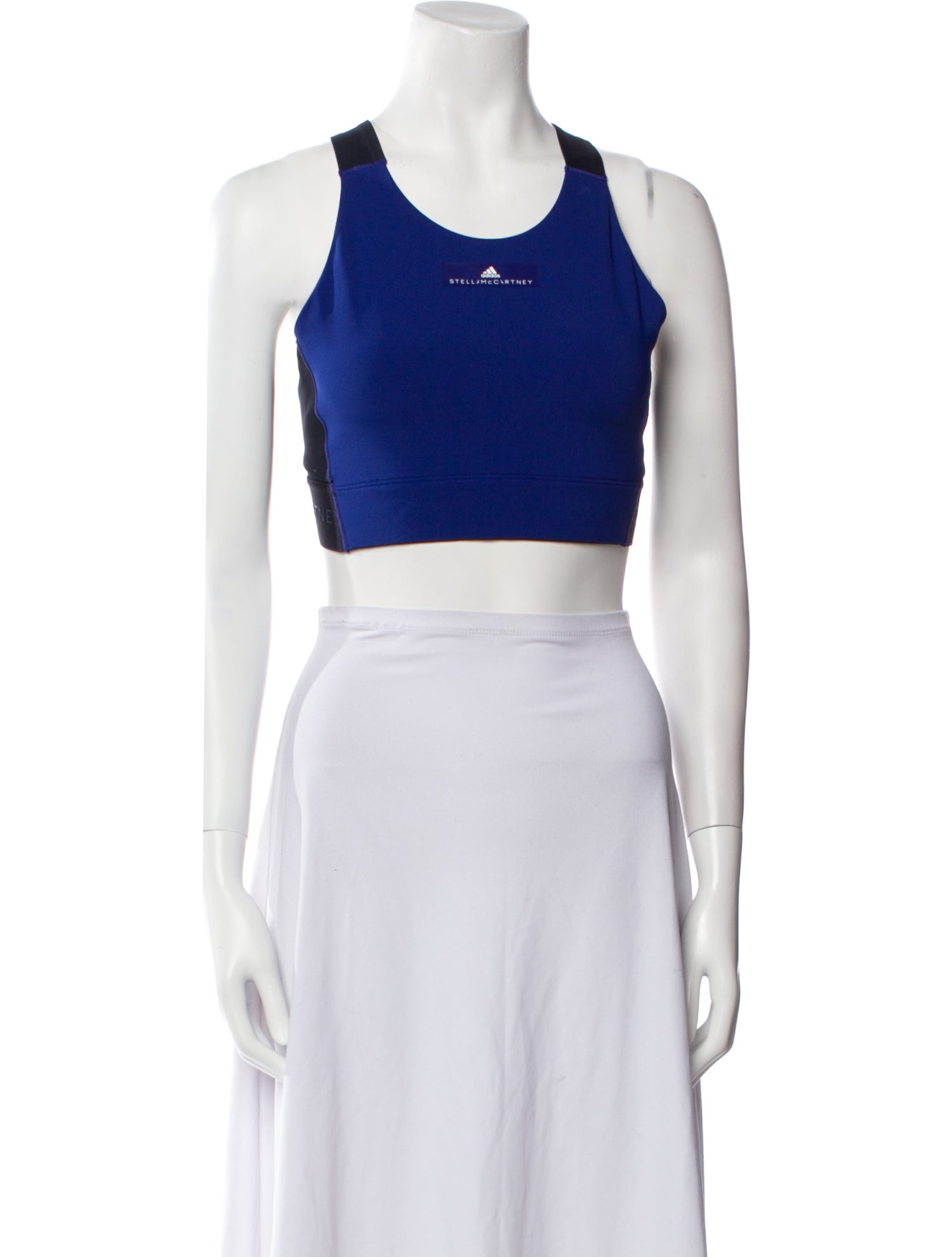 Stella McCartney for adidas Scoop Neck Sleeveless Crop Top