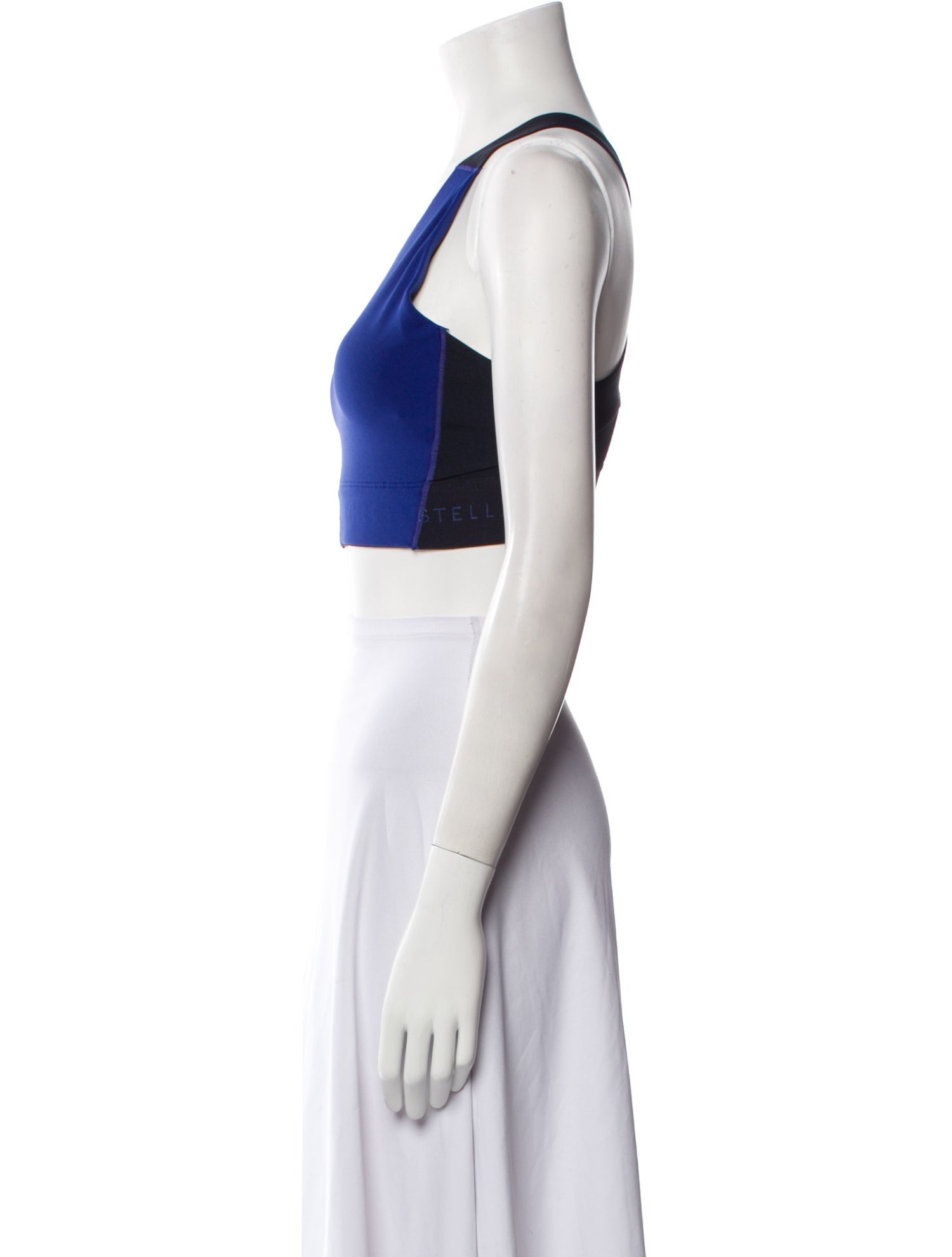 Stella McCartney for adidas Scoop Neck Sleeveless Crop Top