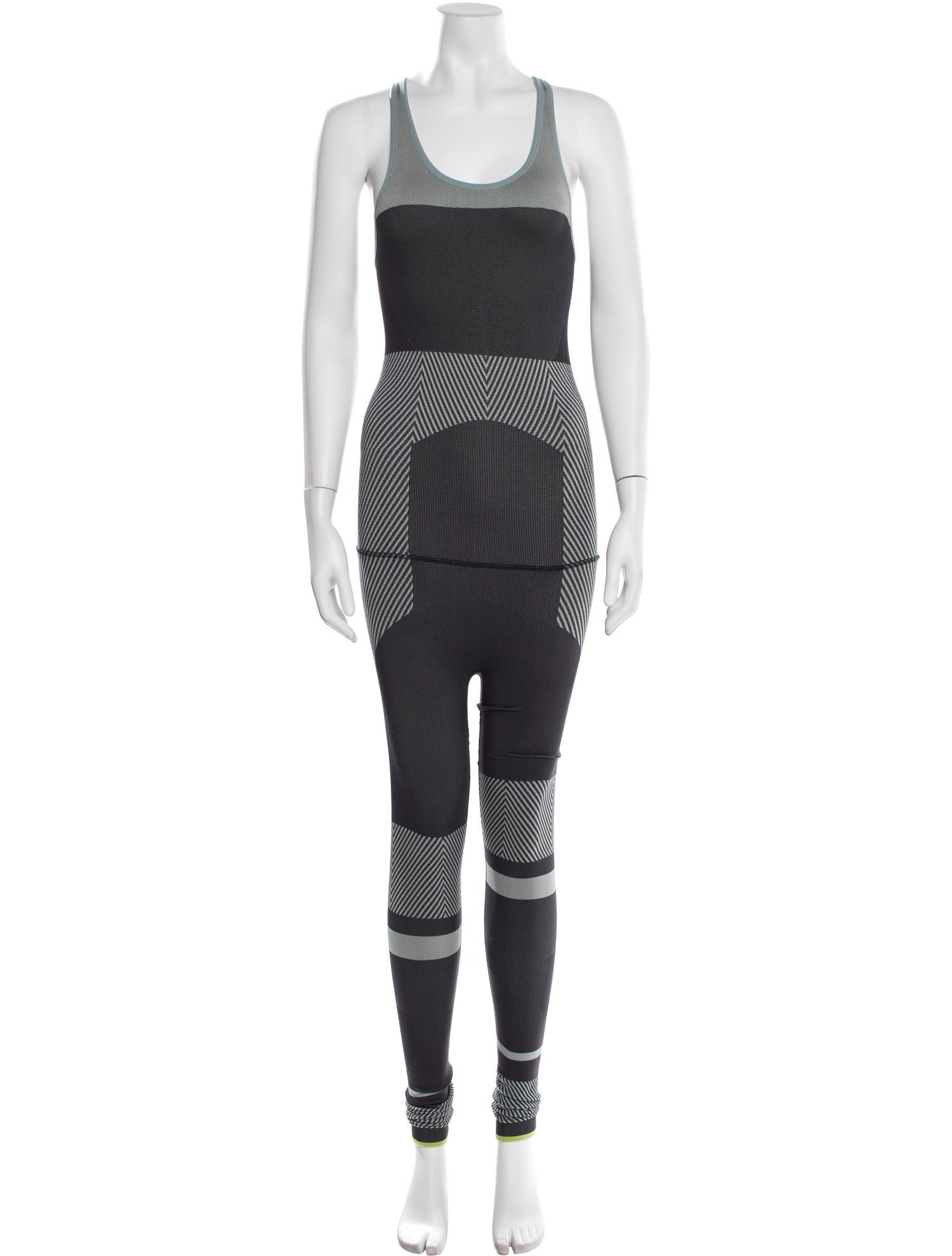 Stella McCartney for adidas Nylon Striped Jumpsuit