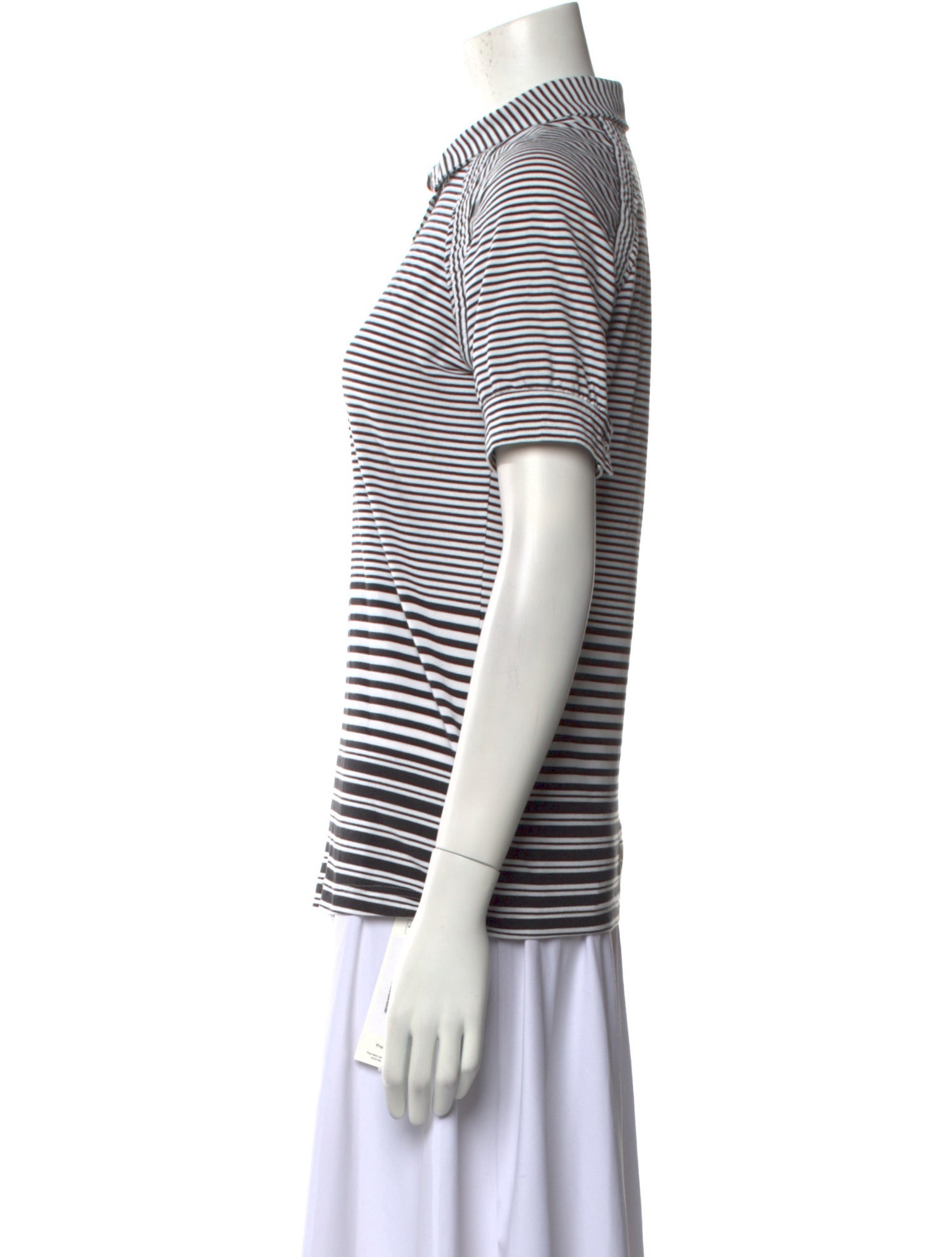 Stella McCartney for adidas Striped Short Sleeve Polo