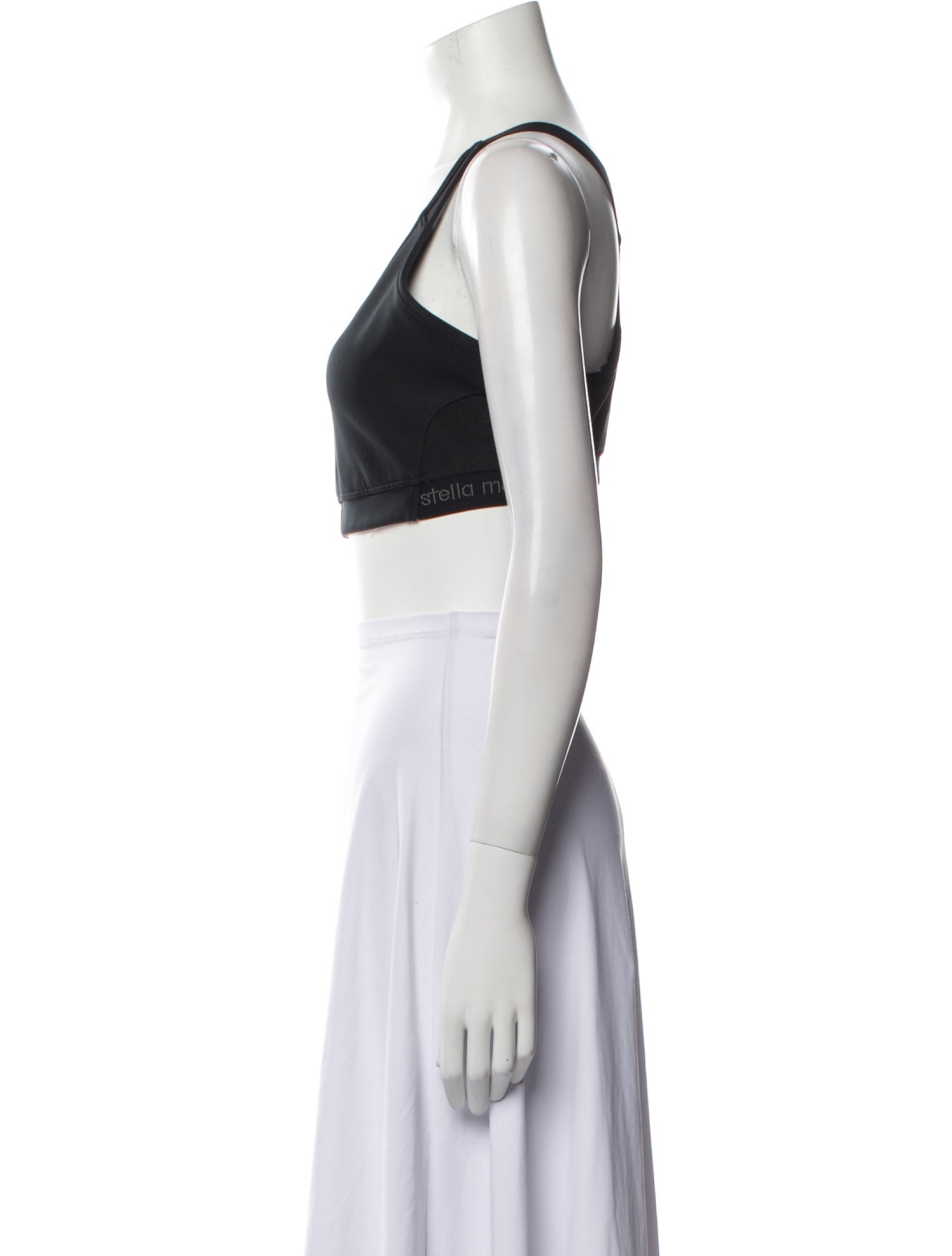 Stella McCartney for adidas Scoop Neck Sleeveless Crop Top