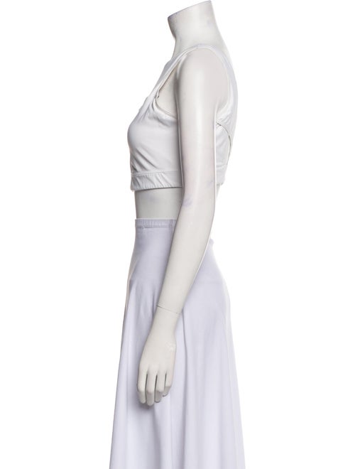 Stella McCartney for adidas Graphic Print Square Neckline Crop Top