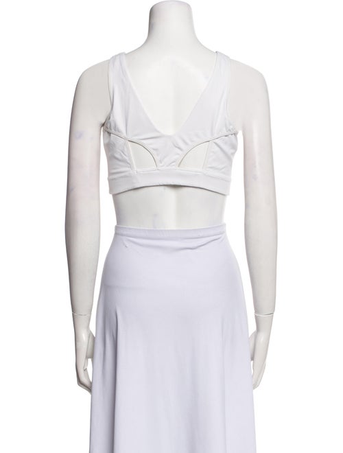 Stella McCartney for adidas Graphic Print Square Neckline Crop Top