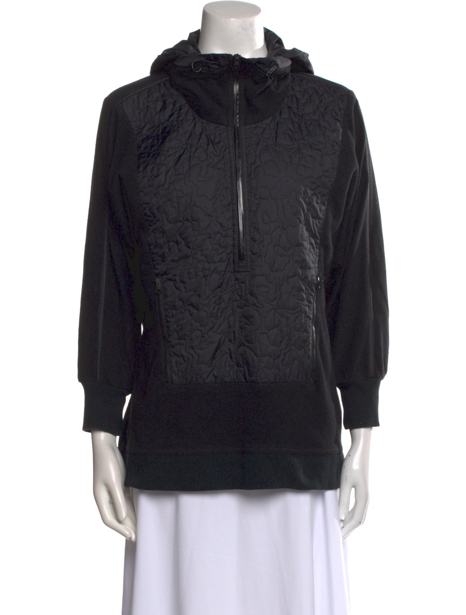 Stella McCartney for adidas Mock Neck Three-Quarter Sleeve Sweatshirt